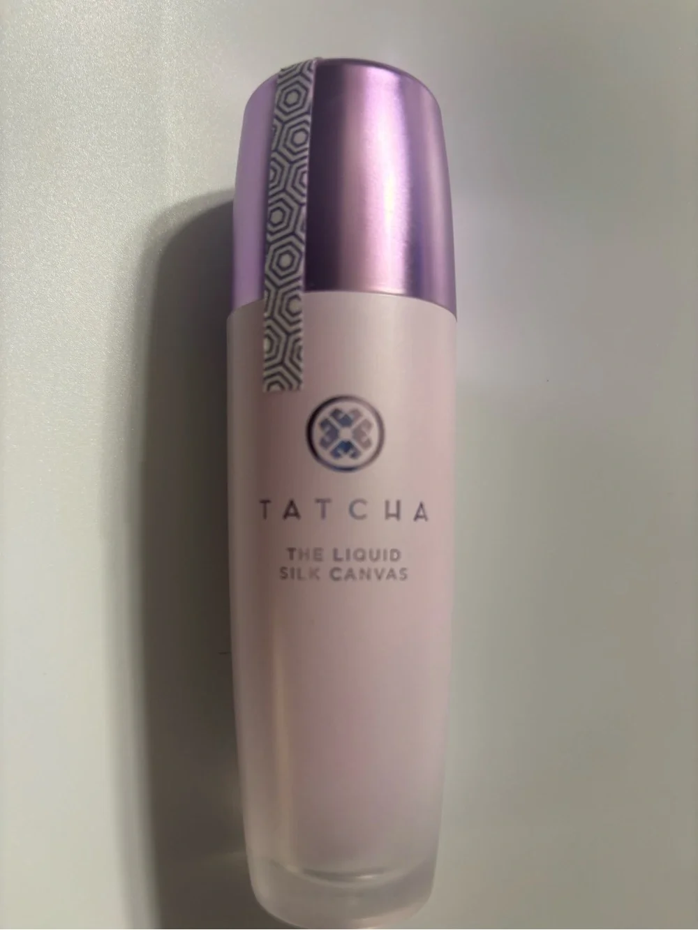 Tatcha Liquid Silk Canvas Primer - Pale Pink & Metallic Purple Cap